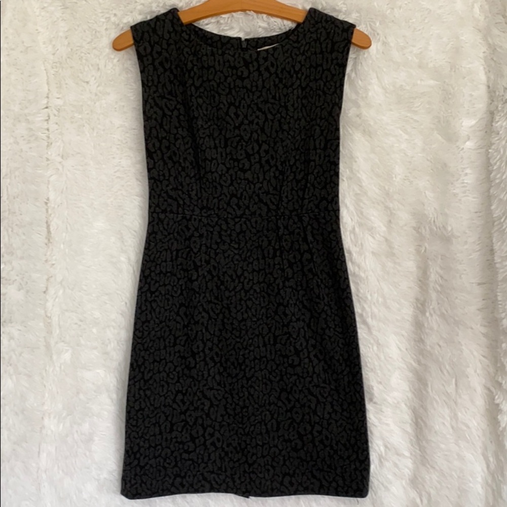 Leopard print dress from LOFT
